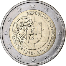 Portugal, 2 Euro, 2010, Lisbon, Bi-Metallic, MS(60-62)