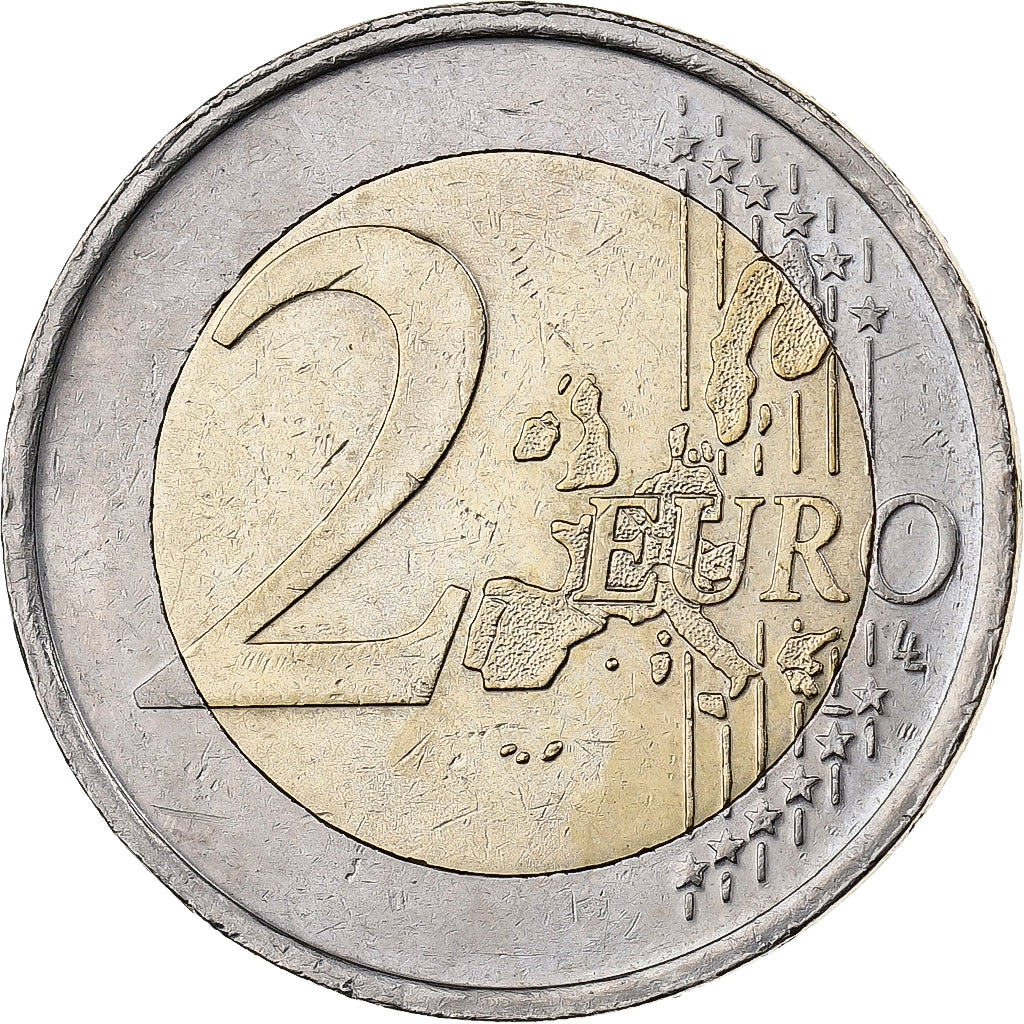 Hiszpania, 2 Euro, 2002, Madrid, Bimetaliczny, MS(60-62)