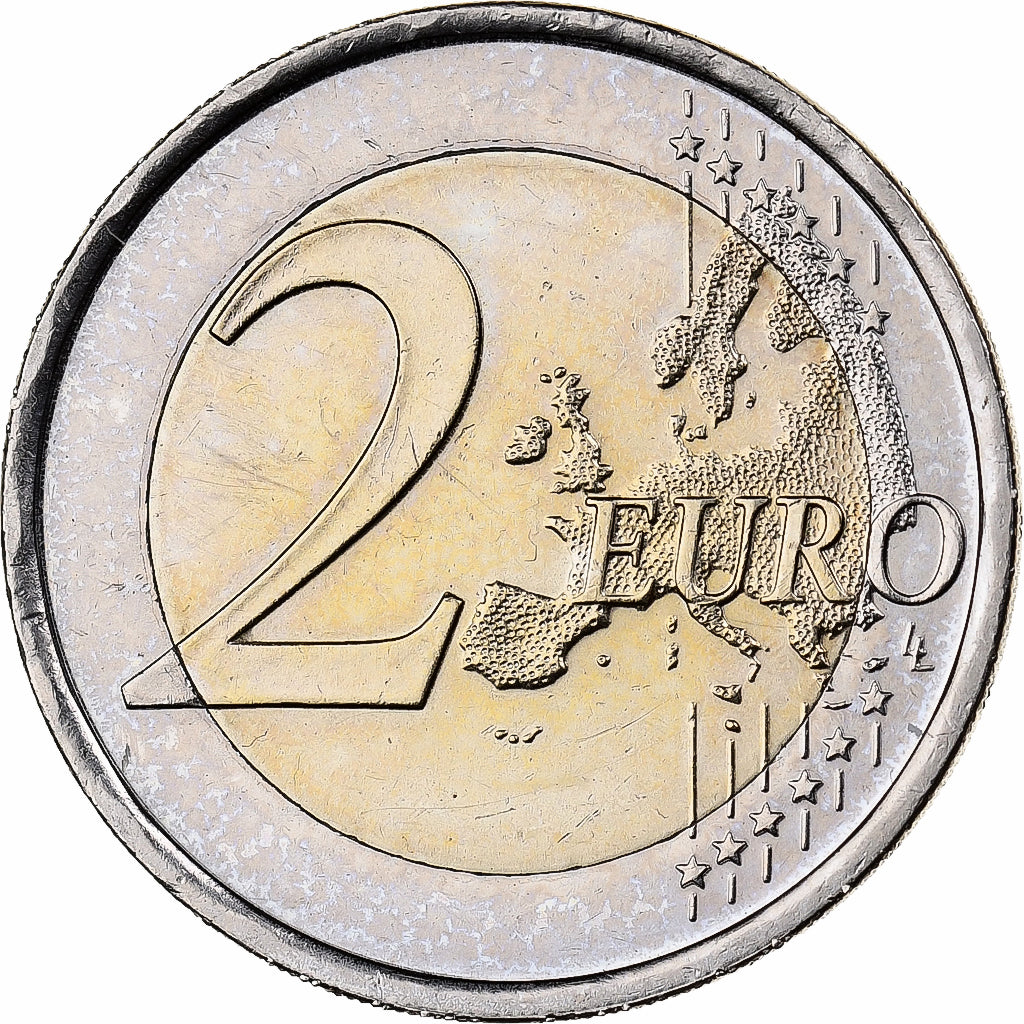 Spain, 2 Euro, 2013, Madrid, Bi-Metallic, AU(55-58)