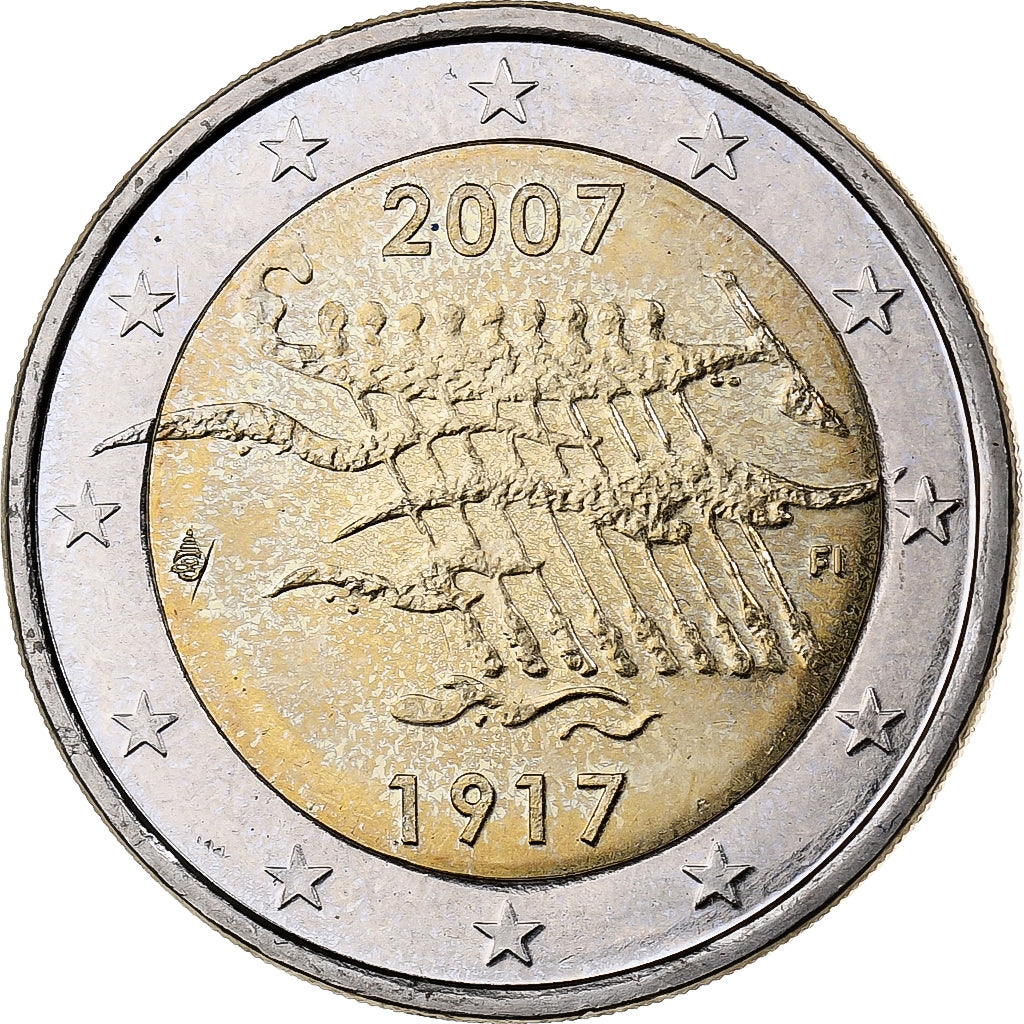 Finnland, 2 Euro, 2007, Vantaa, Bi-Metallic, VZ+