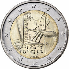 France, 2 Euro, 2009, Paris, Bi-Metallic, MS(60-62)