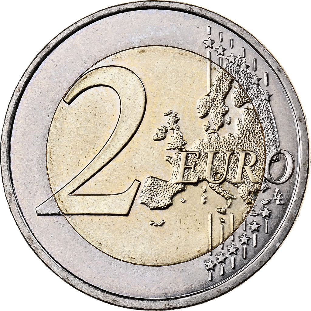 France, 2 Euro, 2015, Paris, Bi-Metallic, MS(60-62)