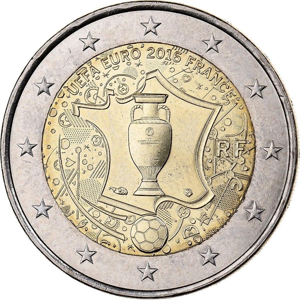 Francia, 2 Euro, 2016, Paris, Bi-metallico, SPL