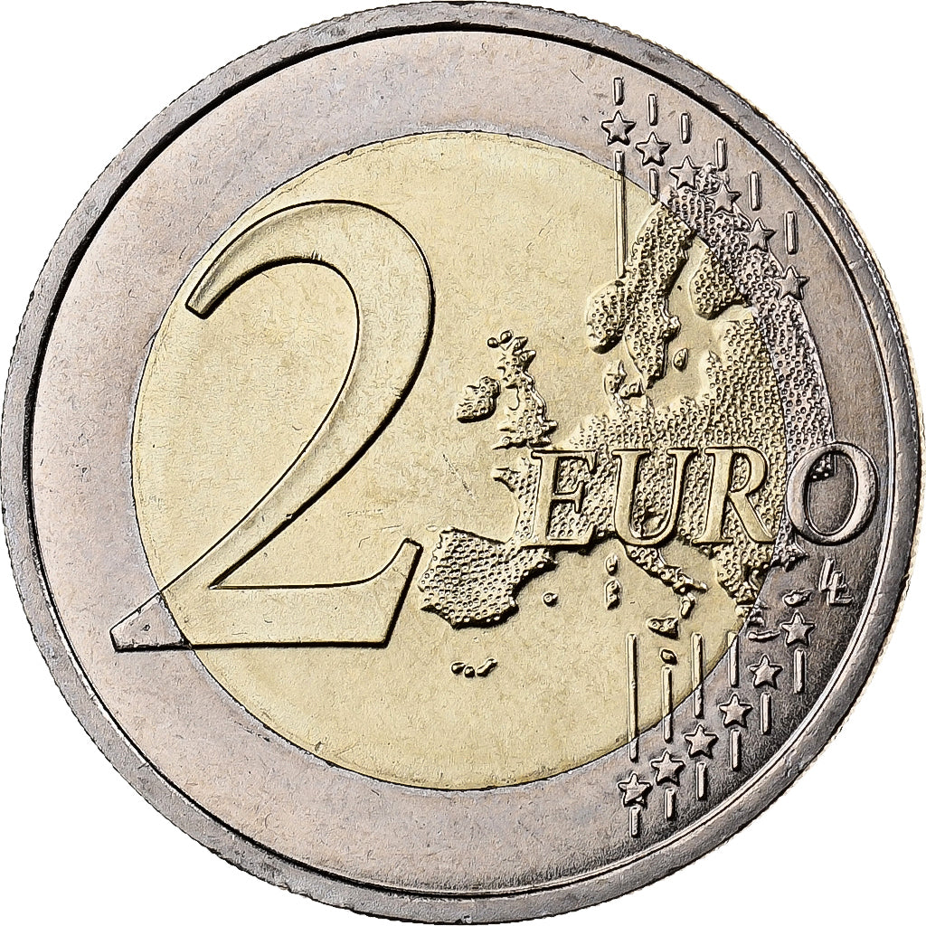 Luxembourg, 2 Euro, 2008, Paris, Bi-Metallic, MS(60-62)