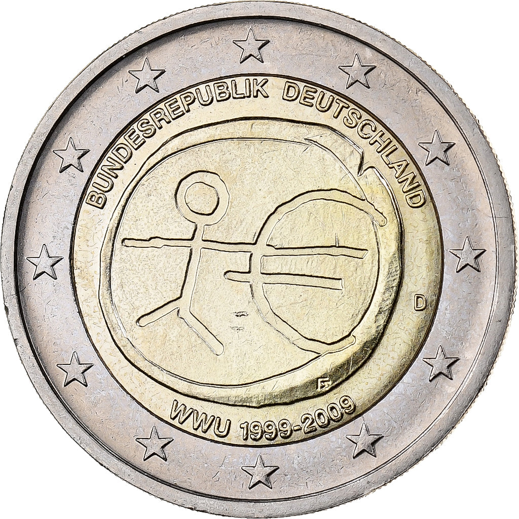 Deutschland, 2 Euro, 2009, Munich, Bi-Metallic, VZ+