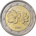 Finlandia, 2 Euro, 2001, Vantaa, Bimetálico, EBC+