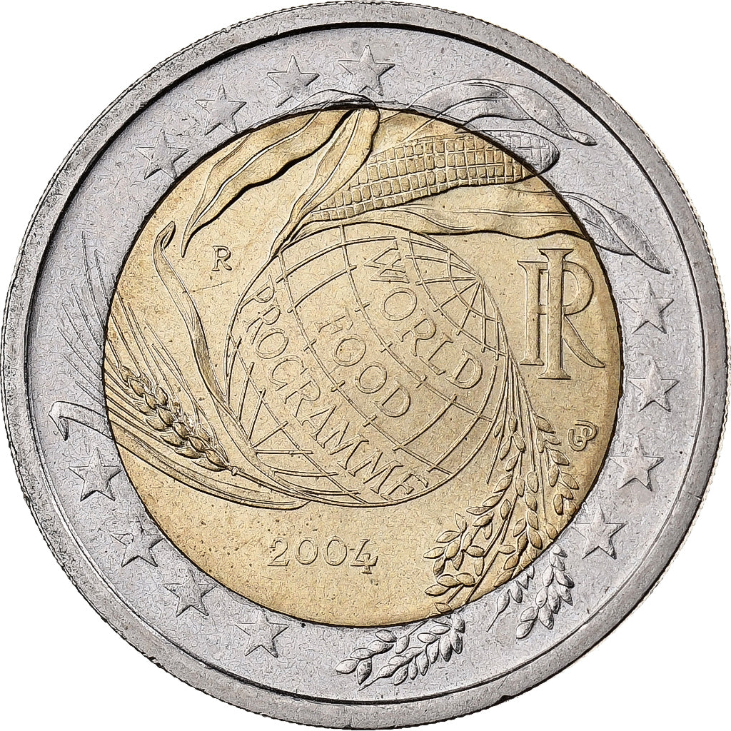 Italia, 2 Euro, 2004, Rome, Bi-metallico, SPL