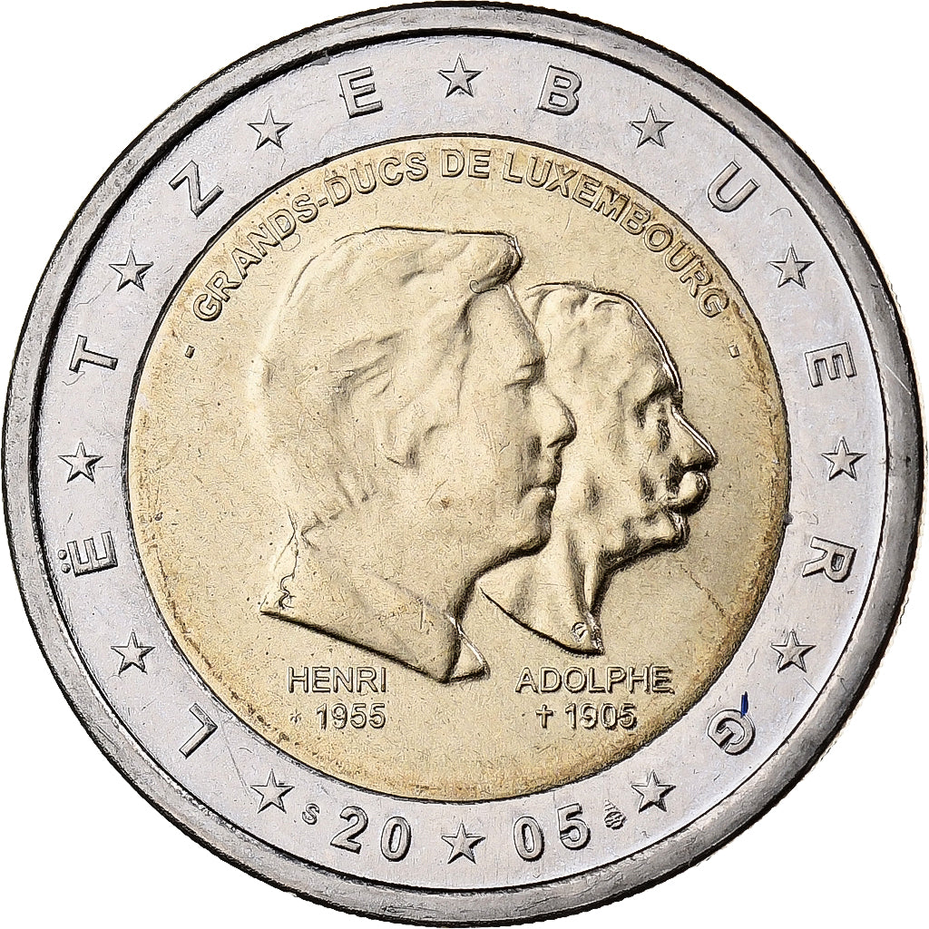 Luxembourg, 2 Euro, 2005, Vantaa, Bi-Metallic, MS(60-62)