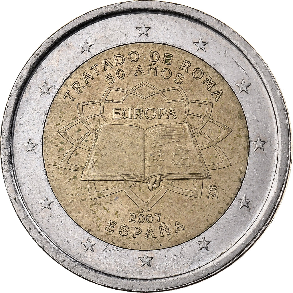 Espanha, 2 Euro, 2007, Madrid, Bimetálico, MS(60-62)