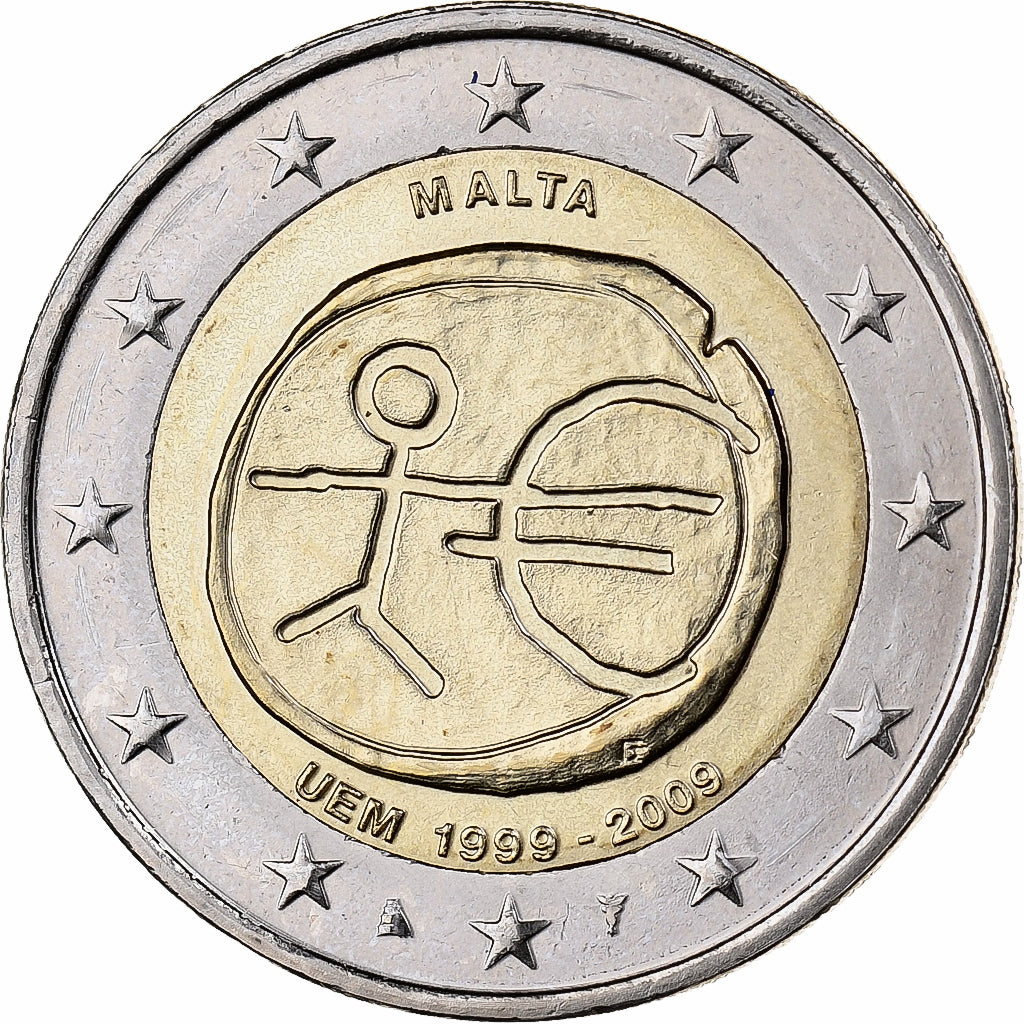Malte, 2 Euro, 2009, Utrecht, Bimétallique, SUP+