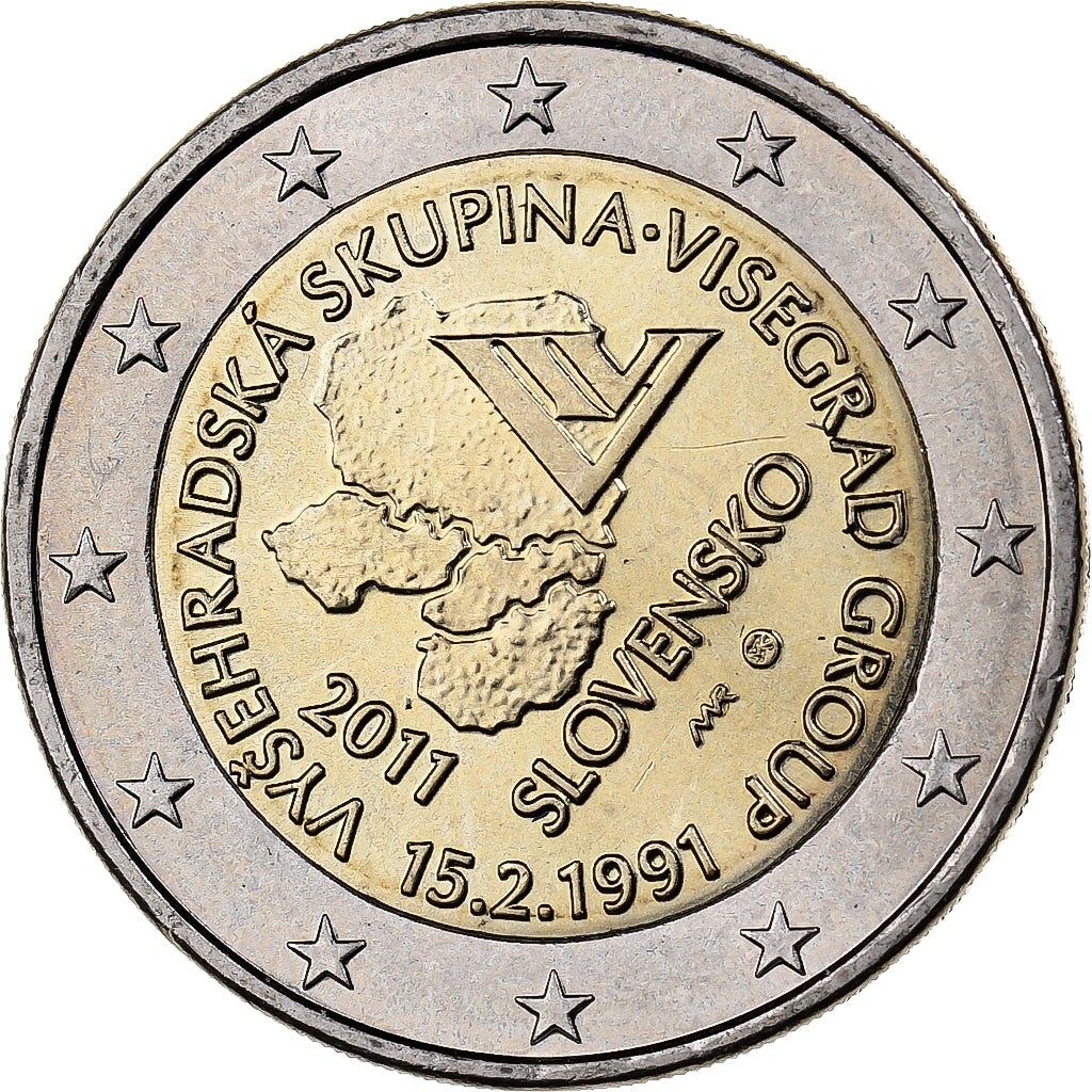 Slovakia, 2 Euro, 2011, Kremnica, Bi-Metallic, MS(60-62)