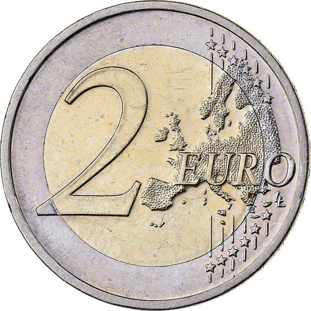 Niemcy, 2 Euro, 2015, Stuttgart, Bimetaliczny, MS(60-62)