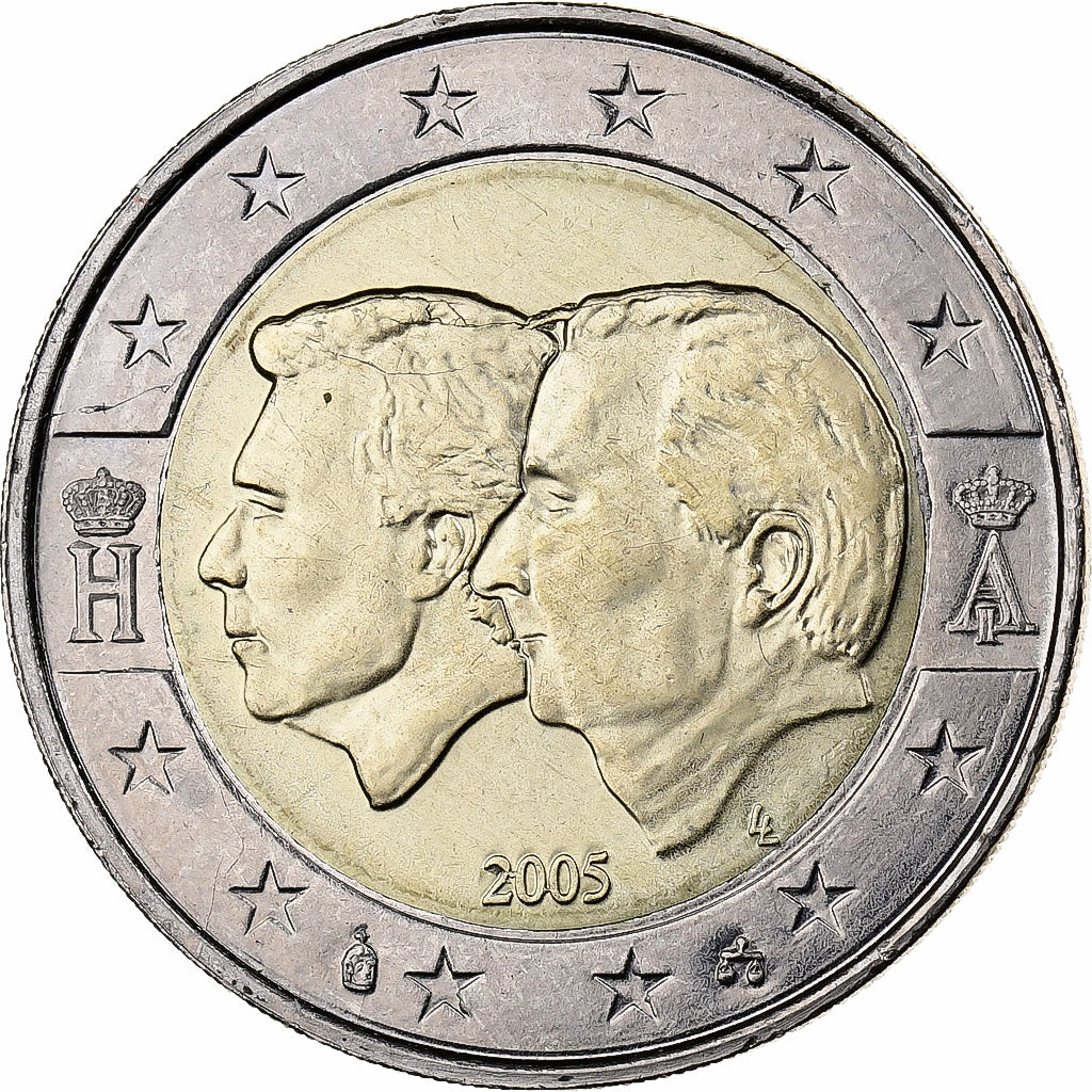 Belgien, 2 Euro, 2005, Brussels, Bi-Metallic, VZ+