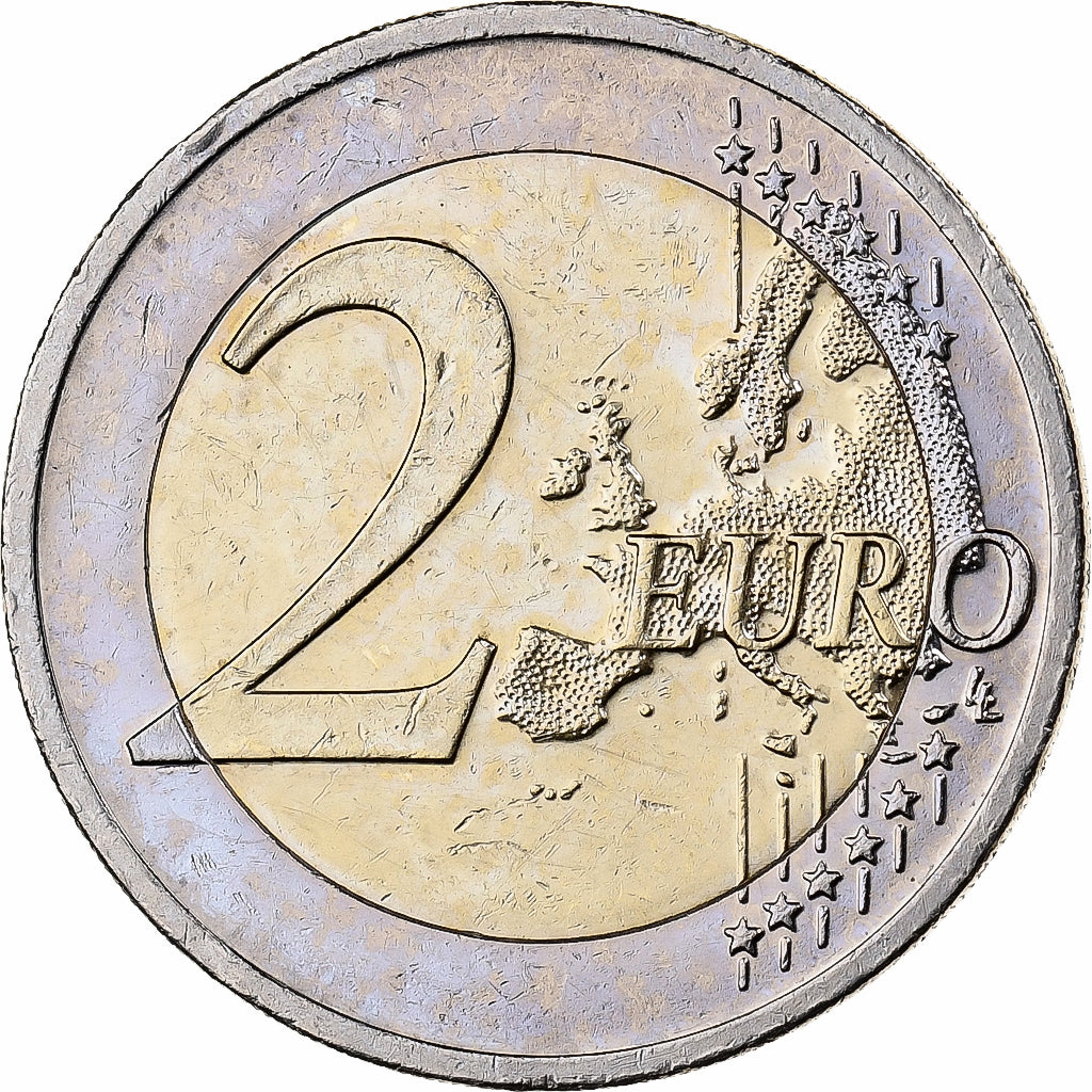 Alemanha, 2 Euro, 2012, Karlsruhe, Bimetálico, AU(50-53)