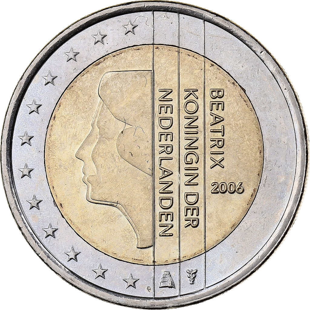 Nederland, 2 Euro, 2006, Utrecht, Bi-Metallic, PR+