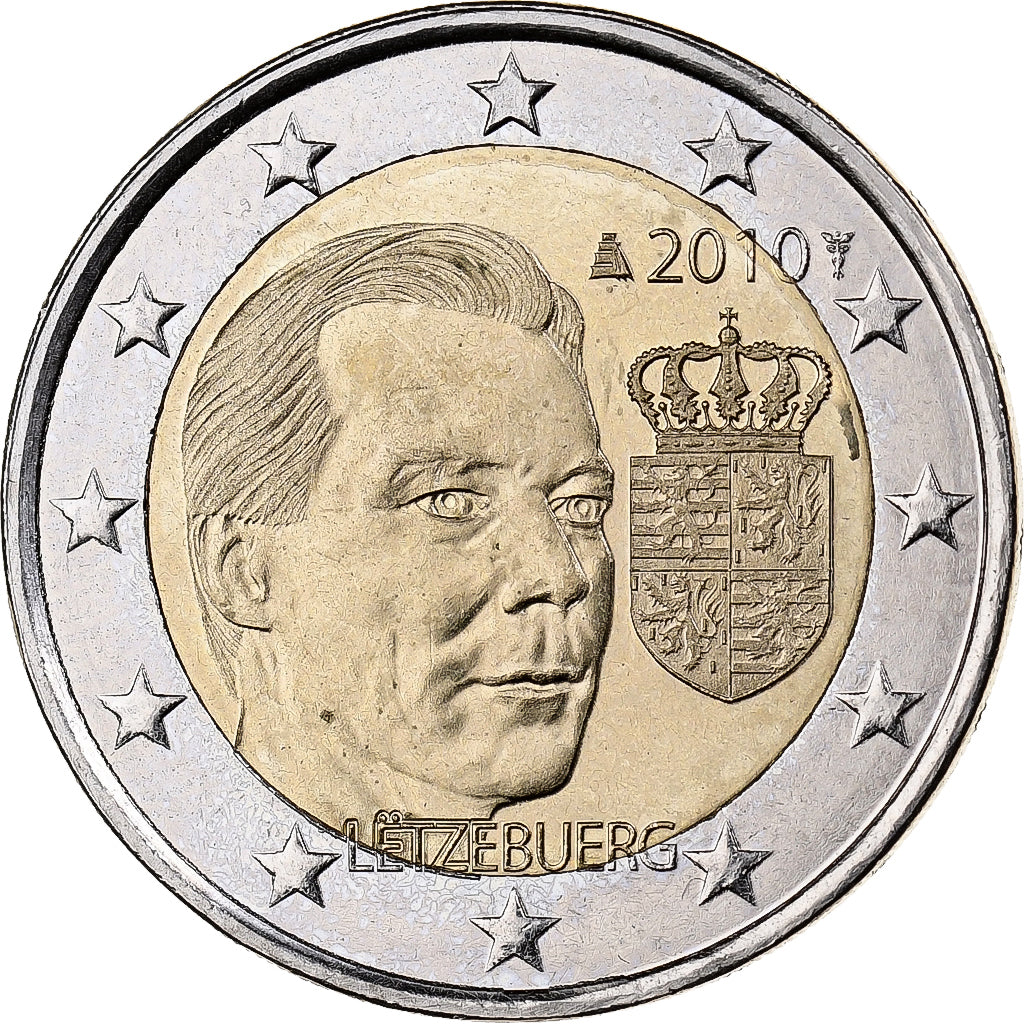 Luxemburgo, 2 Euro, 2010, Utrecht, Bimetálico, MS(60-62)