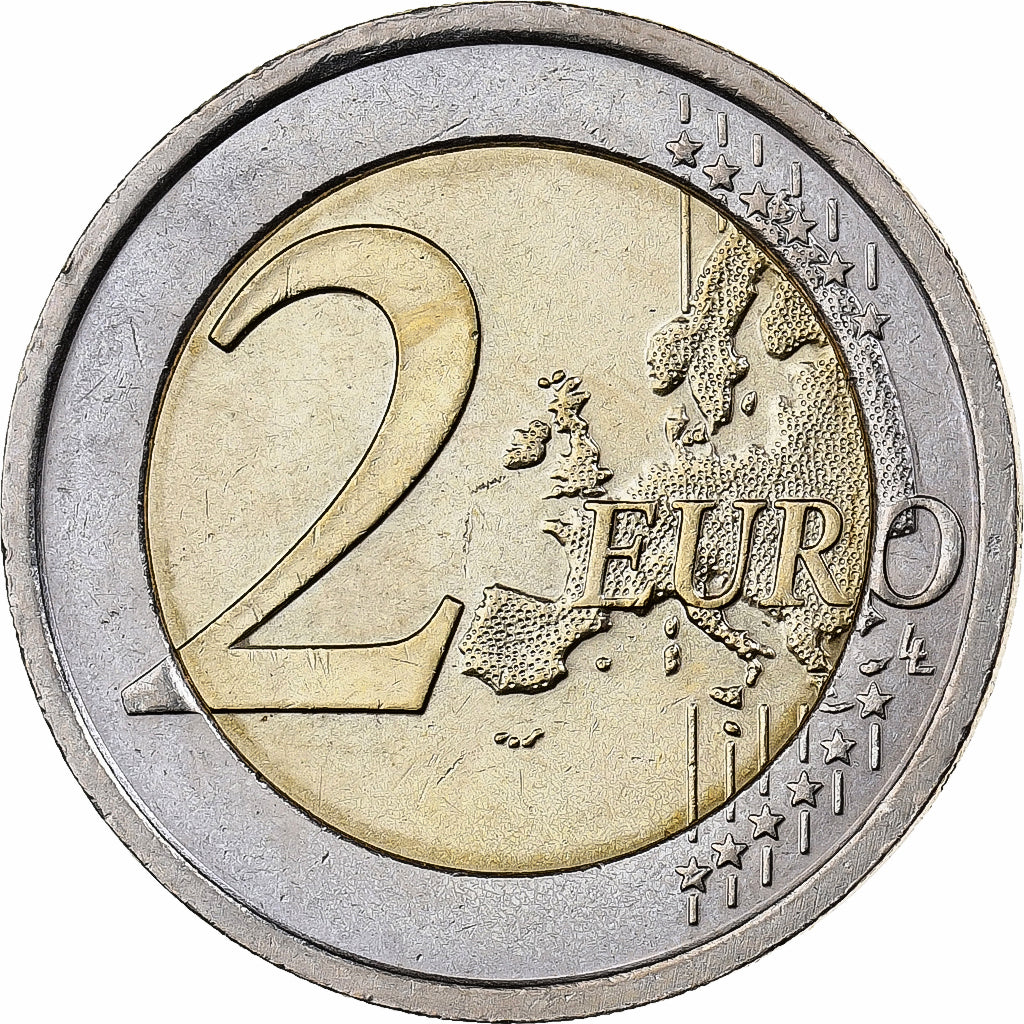 Włochy, 2 Euro, 2007, Rome, Bimetaliczny, MS(60-62)