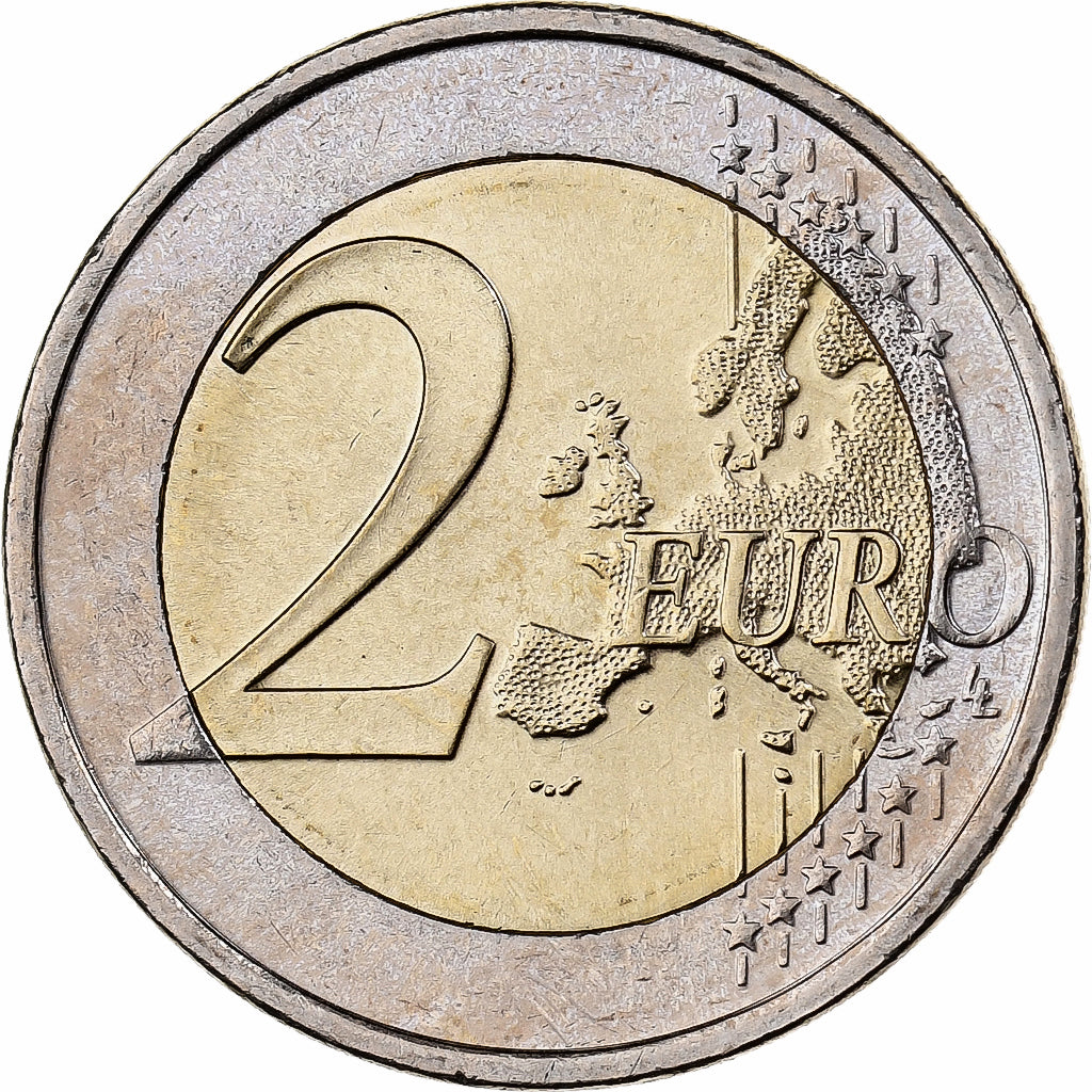 Grecia, 2 Euro, 2008, Athens, Bimetálico, EBC+