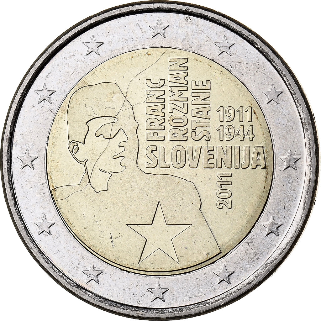 Slowenien, 2 Euro, 2011, Vantaa, Bi-Metallic, VZ+