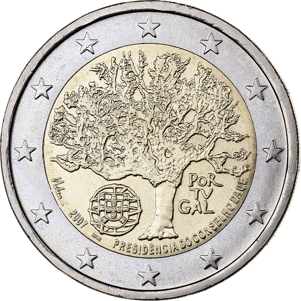 Portugal, 2 Euro, 2007, Lisbon, Bi-Metallic, PR+