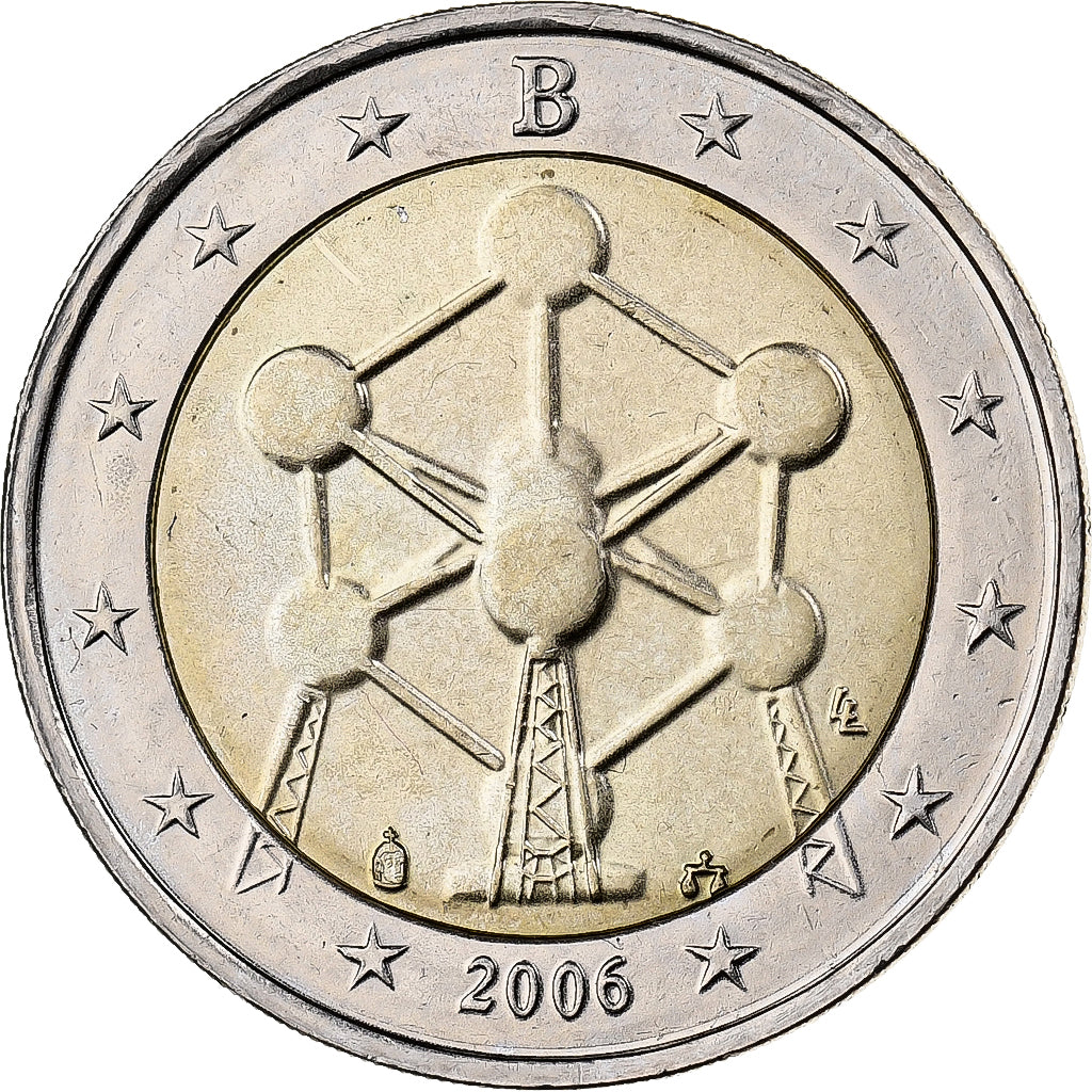 België, 2 Euro, 2006, Brussels, Bi-Metallic, PR+