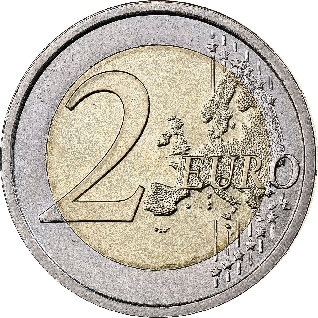 Italien, 2 Euro, 2008, Rome, Bi-Metallic, VZ+