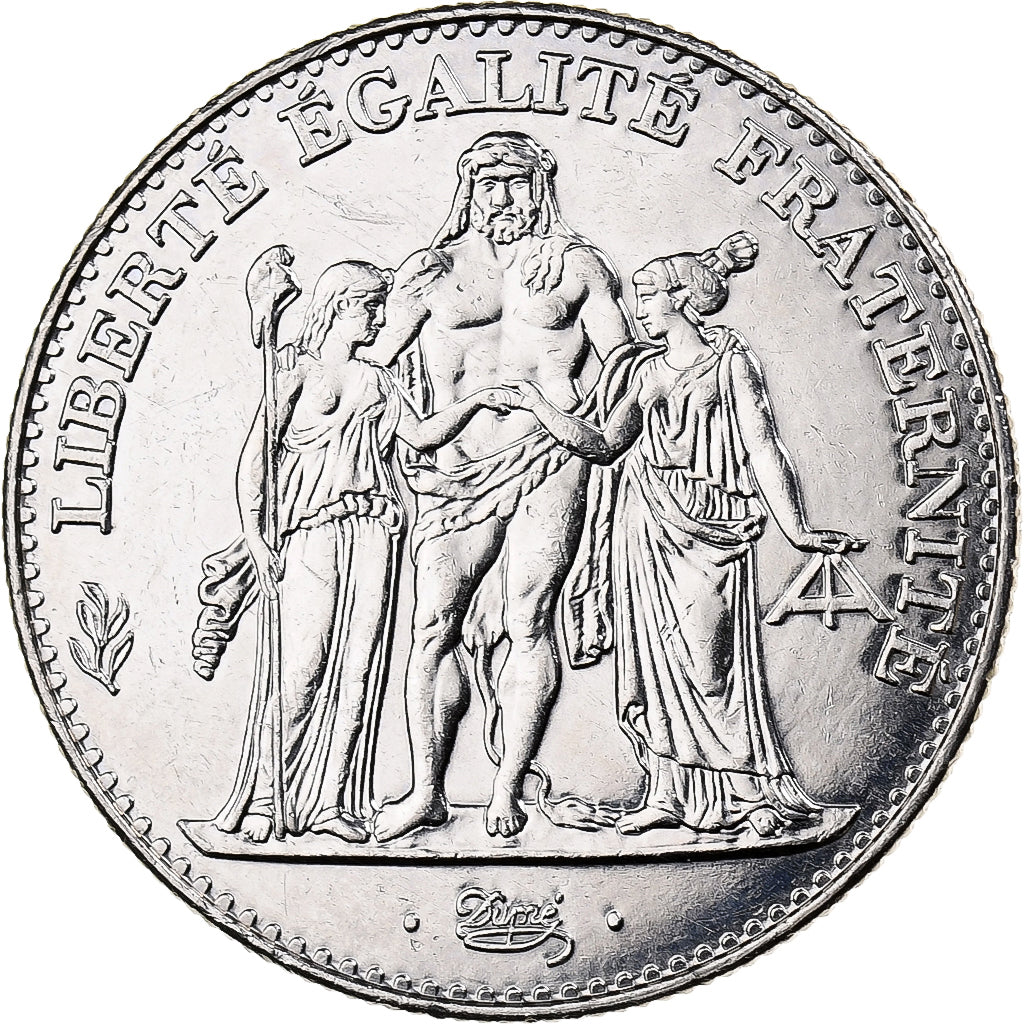 França, 5 Francs, Hercule, 1996, Paris, Níquel, AU(55-58), KM:1155