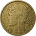 França, 2 Francs, Morlon, 1940, Paris, Alumínio-Bronze, AU(50-53), KM:886