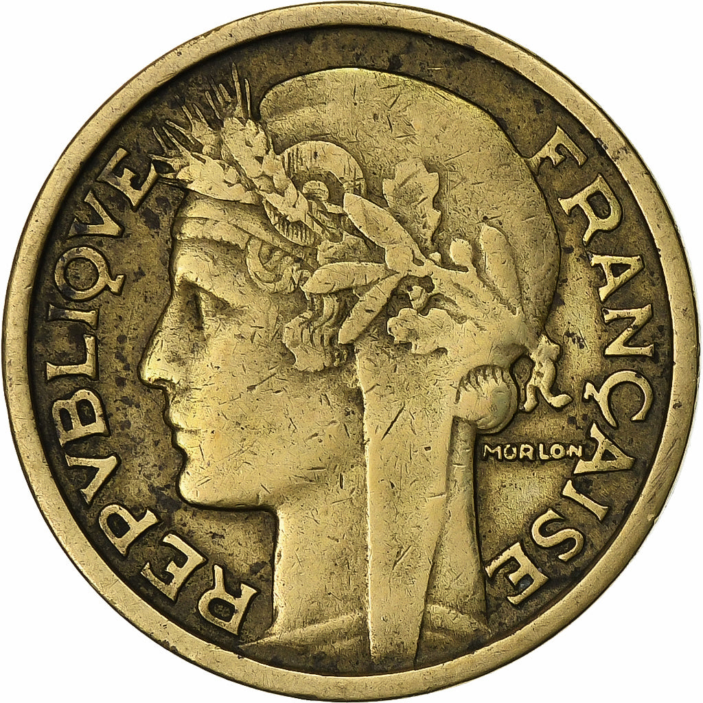 França, Franc, Morlon, 1931, Alumínio-Bronze, VF(30-35), Gadoury:470, KM:885