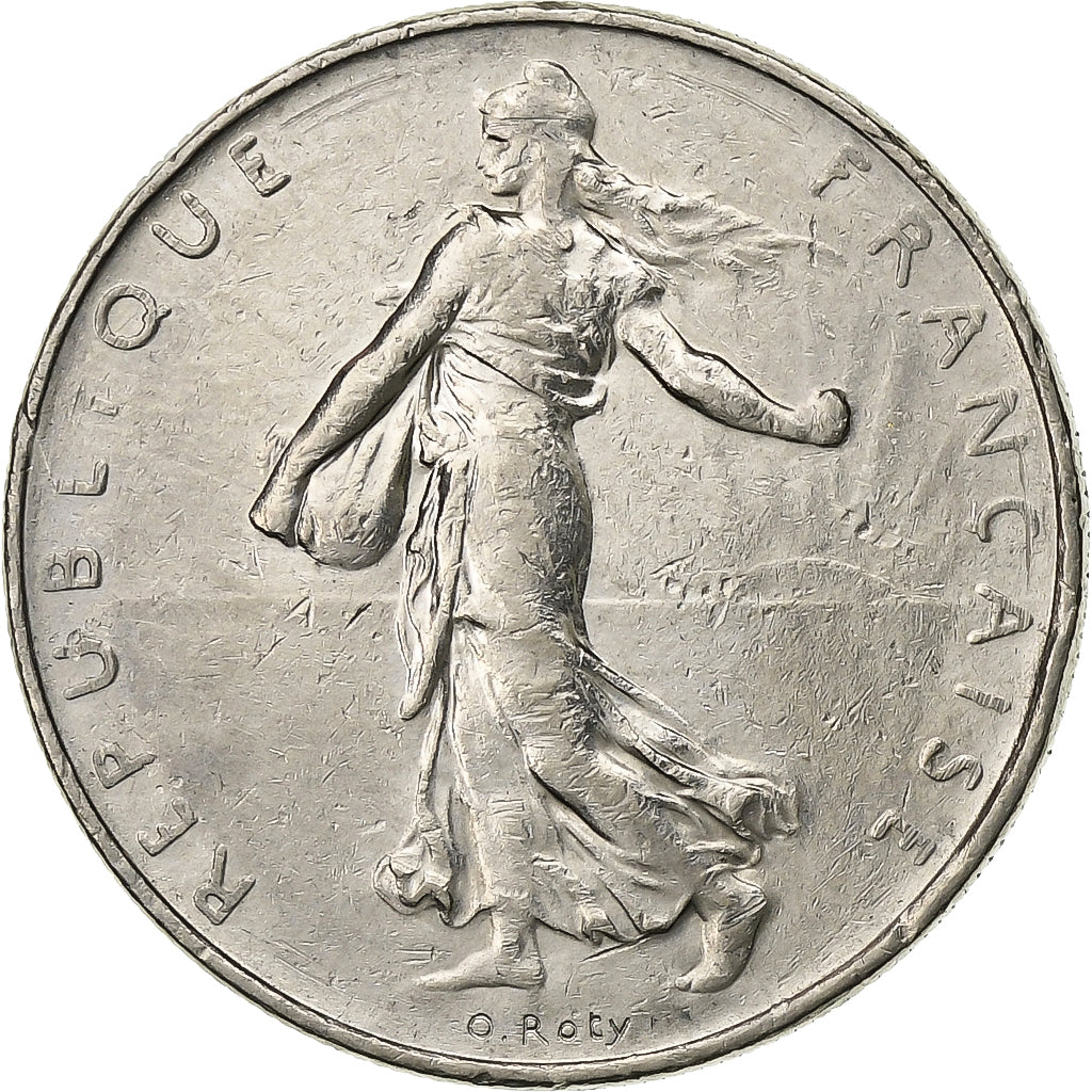 Francia, Franc, Semeuse, 1991, Paris, Nichel, BB+, Gadoury:474, KM:925.1