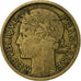 Frankreich, Franc, Morlon, 1937, Paris, Aluminum-Bronze, SS, Gadoury:470, KM:885