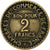 France, 2 Francs, Chambre de commerce, 1922, Paris, Aluminum-Bronze, EF(40-45)