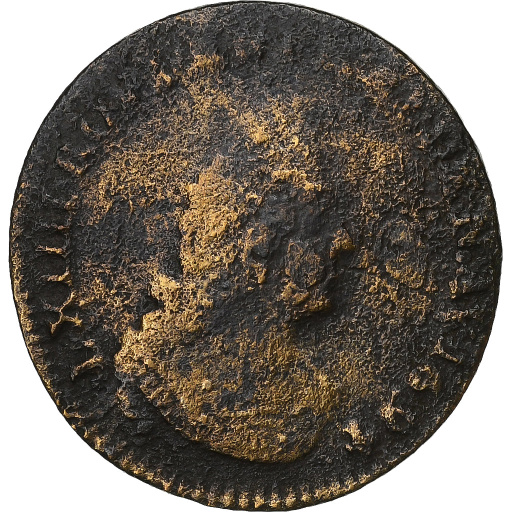France, Louis XIV, Liard de France, 1694, Lille, Cuivre, B+, Gadoury:81, C2G:190