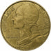 Frankrijk, 20 Centimes, Marianne, 1988, Paris, Aluminum-Bronze, ZF+