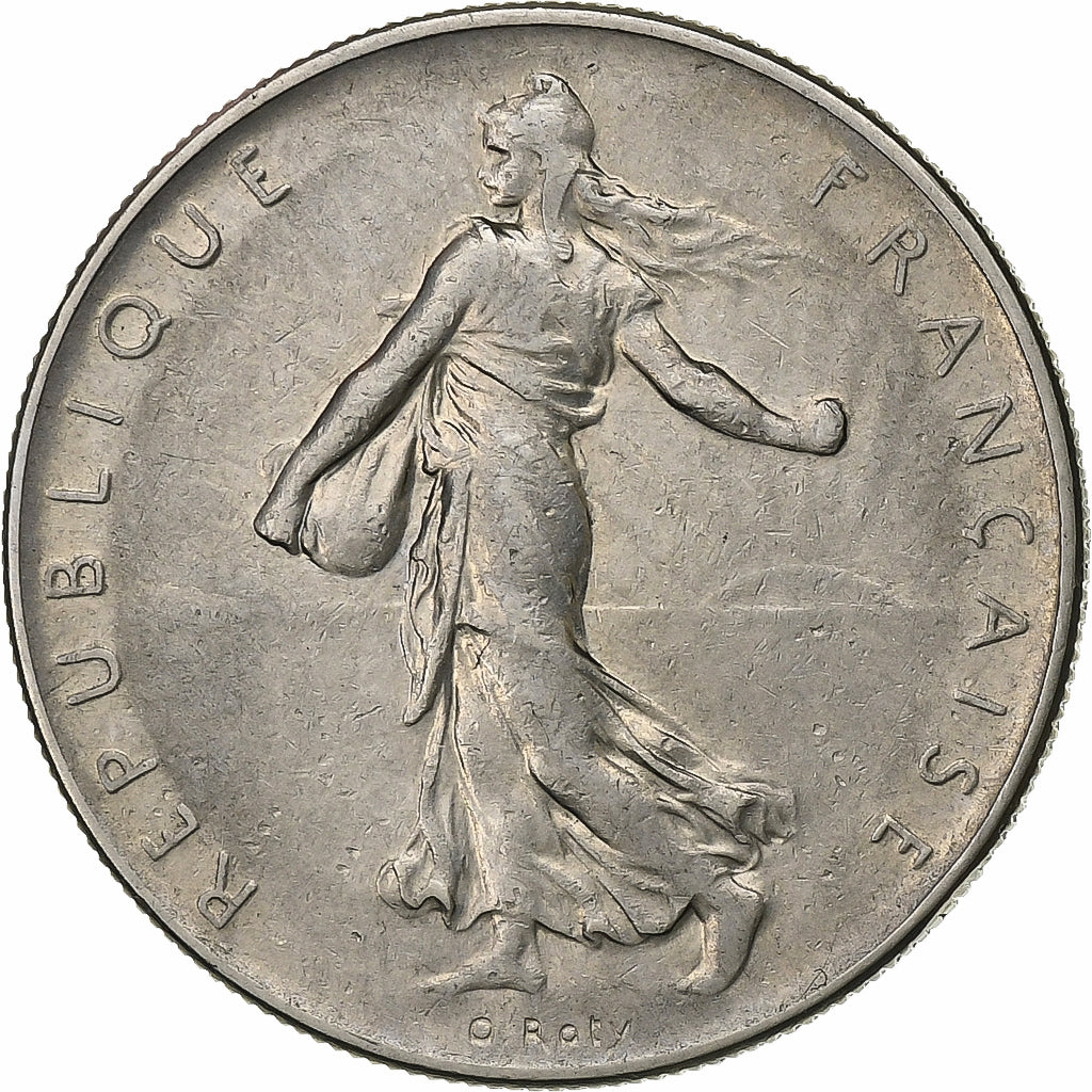 Francia, Franc, Semeuse, 1964, Paris, Nichel, BB, Gadoury:474, KM:925.1