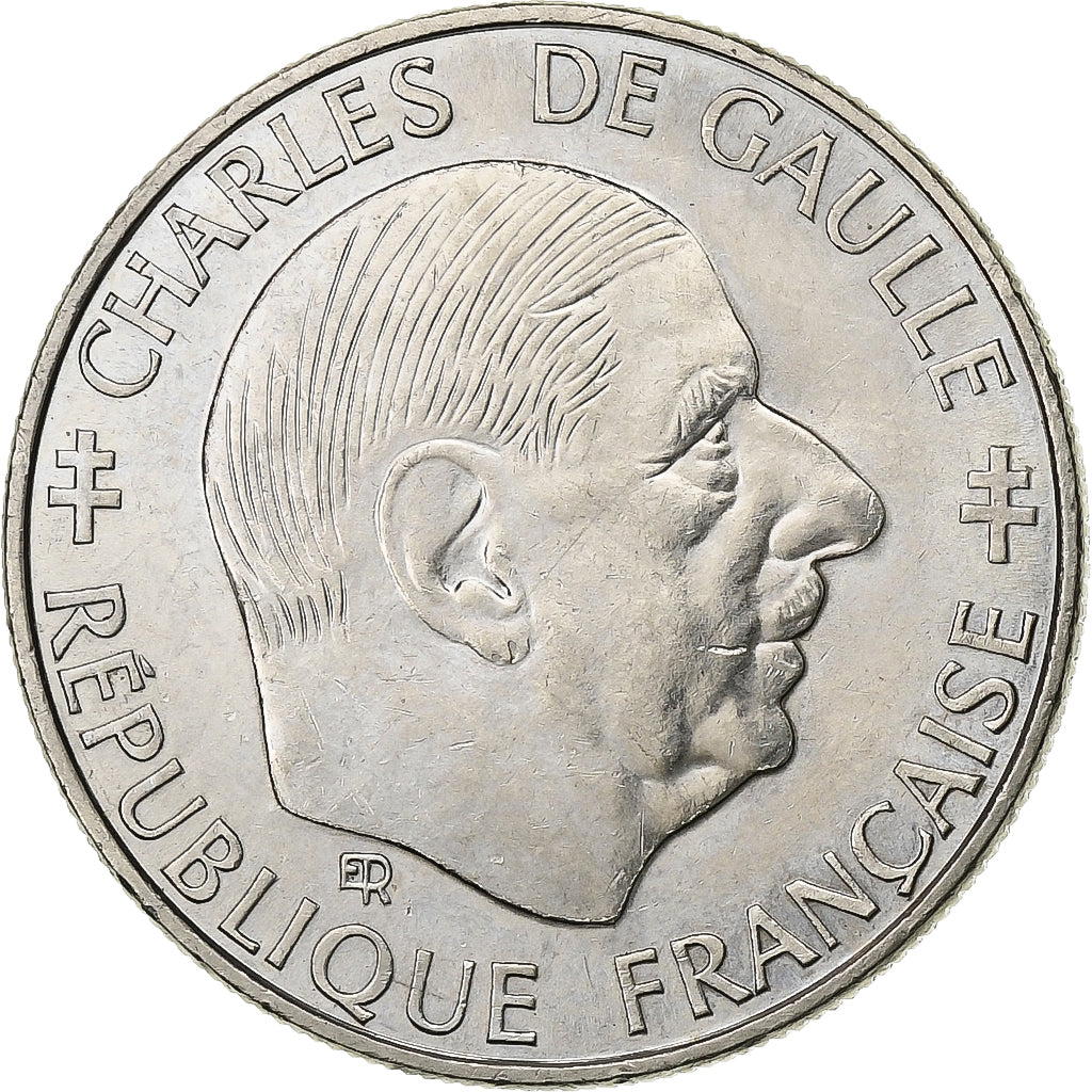 Francia, Franc, Charles de Gaulle, 1988, Paris, Nichel, SPL, Gadoury:475, KM:963