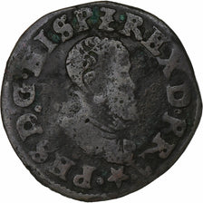 Hiszpania niderlandzka, Philip II, Double Courte, Maastricht, Miedź, F(12-15)