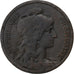 Francja, 10 Centimes, Dupuis, 1917, Paris, Brązowy, VF(20-25), Gadoury:277