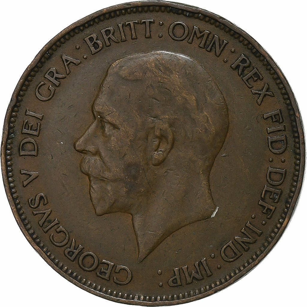 Gran Bretaña, George V, Penny, 1931, Bronce, MBC, KM:838
