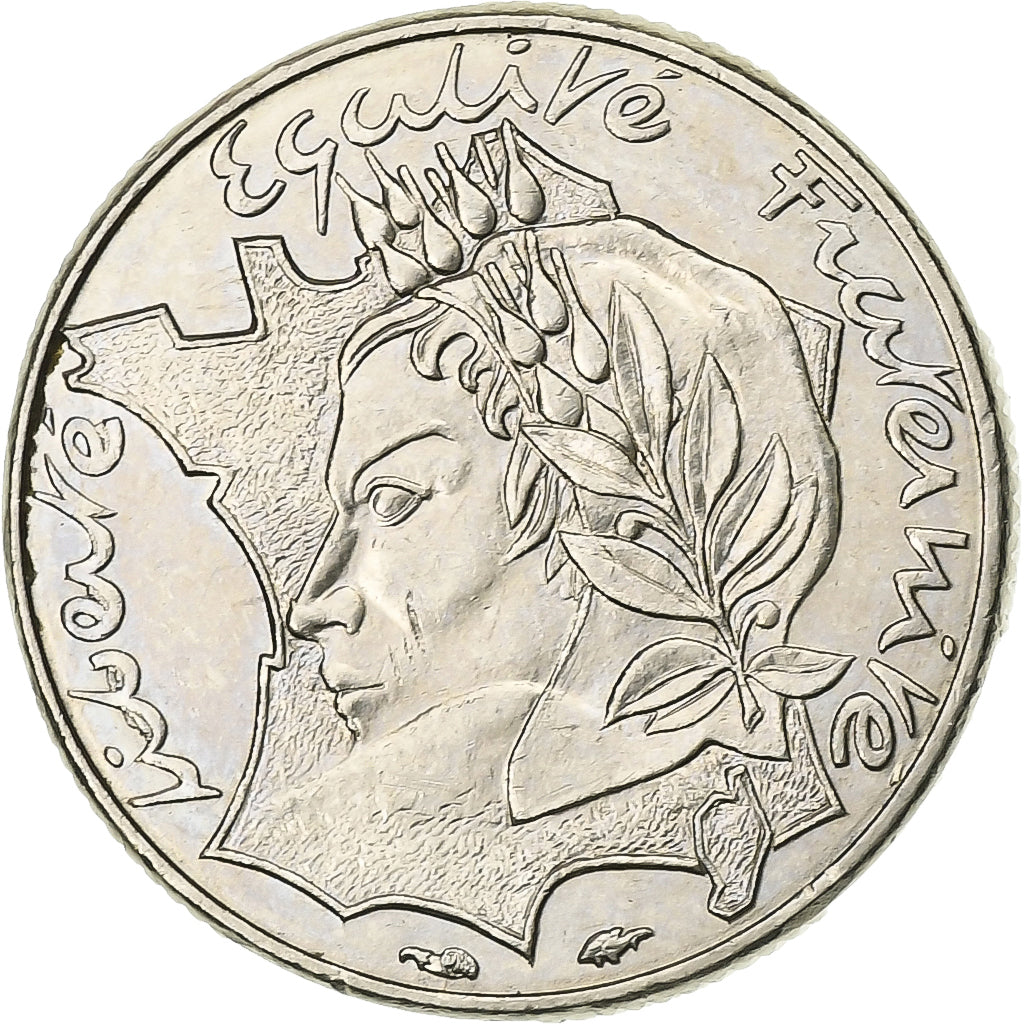 Frankreich, 10 Francs, Jimenez, 1986, Paris, Nickel, VZ, KM:959