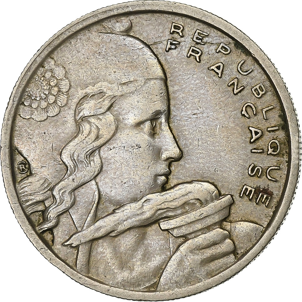 Francia, 100 Francs, Cochet, 1955, Paris, Cobre - níquel, MBC+, Gadoury:897