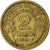 France, 2 Francs, Morlon, 1941, Paris, Aluminum-Bronze, EF(40-45), Gadoury:535a