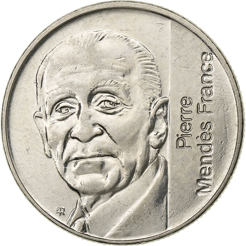 Francia, 5 Francs, Mendès France, 1992, Paris, Nichel, BB+, Le Franc:F.343