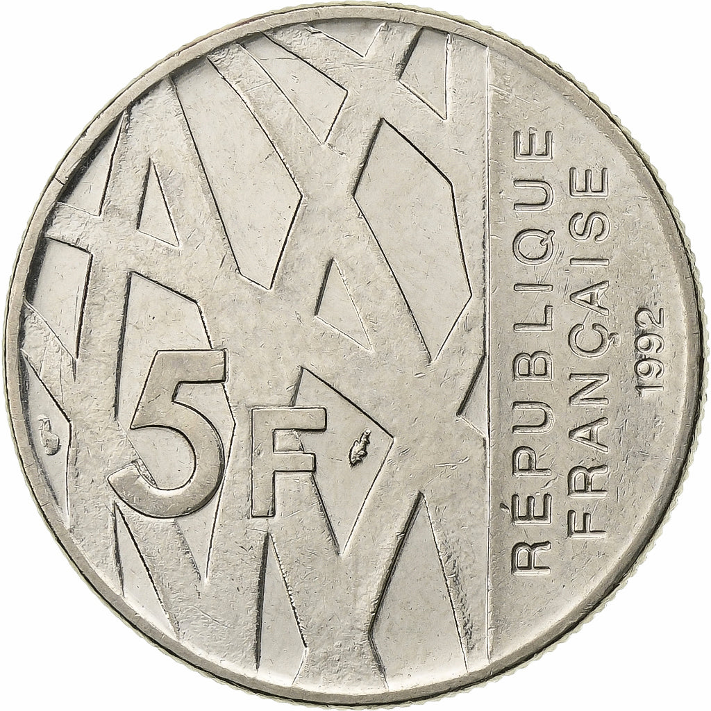 Francia, 5 Francs, Mendès France, 1992, Paris, Nichel, BB+, Le Franc:F.343
