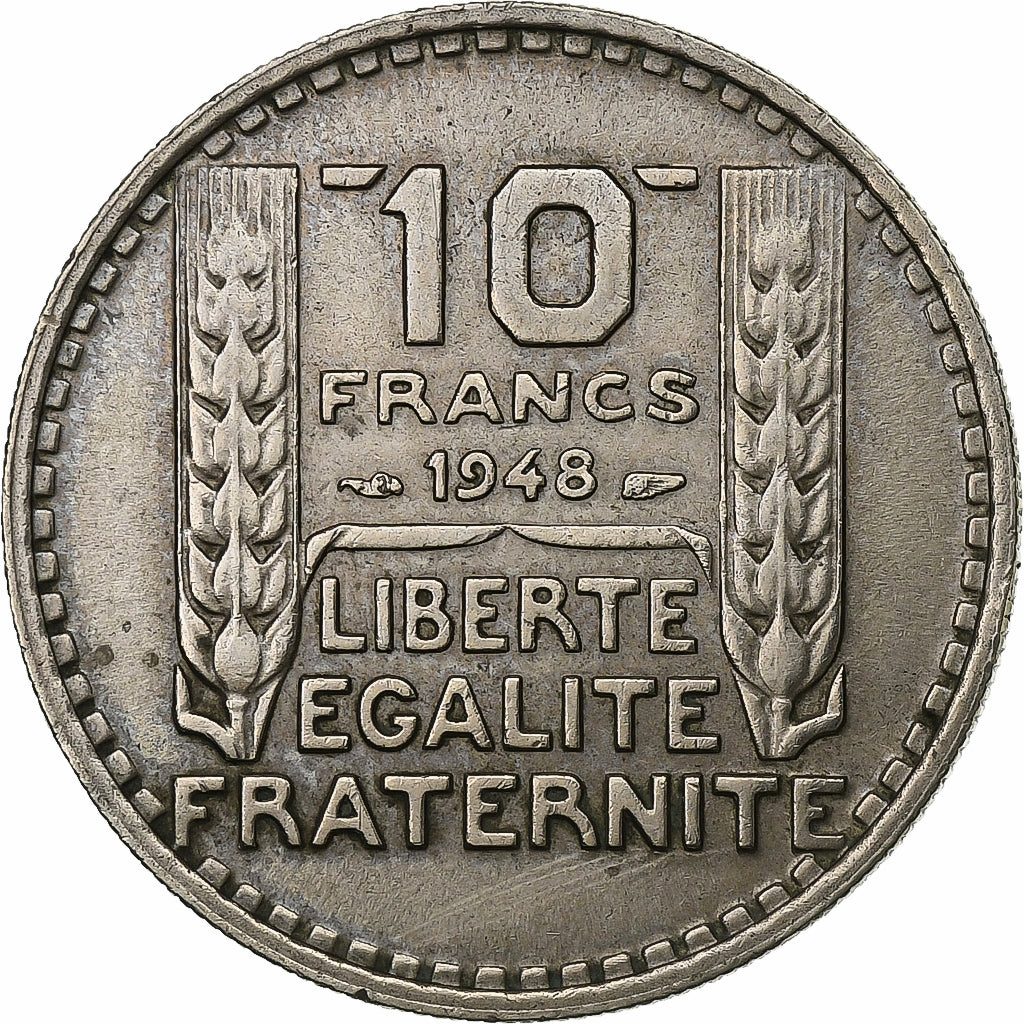 Frankreich, 10 Francs, Turin, 1948, Paris, Kupfer-Nickel, SS+, Gadoury:811