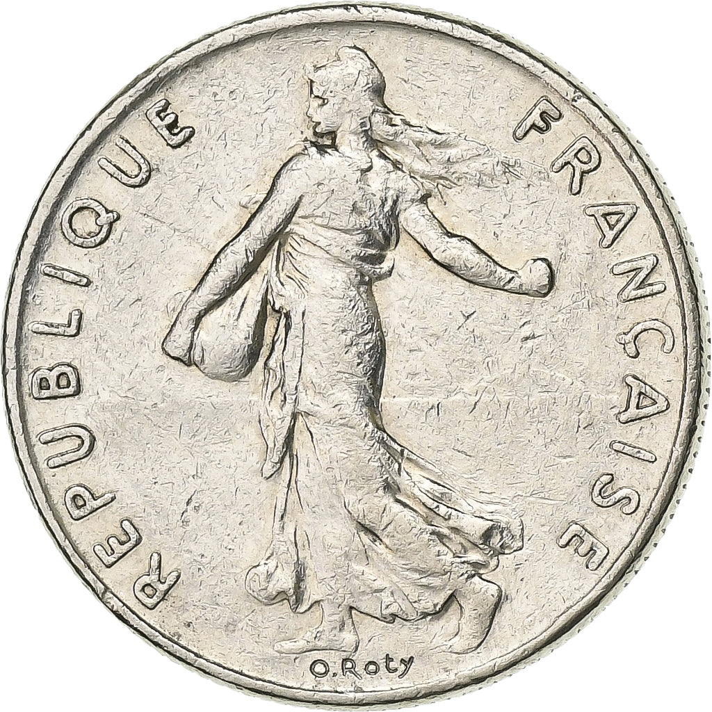 Frankreich, 1/2 Franc, Semeuse, 1978, Paris, Nickel, SS, Gadoury:429, KM:931.1