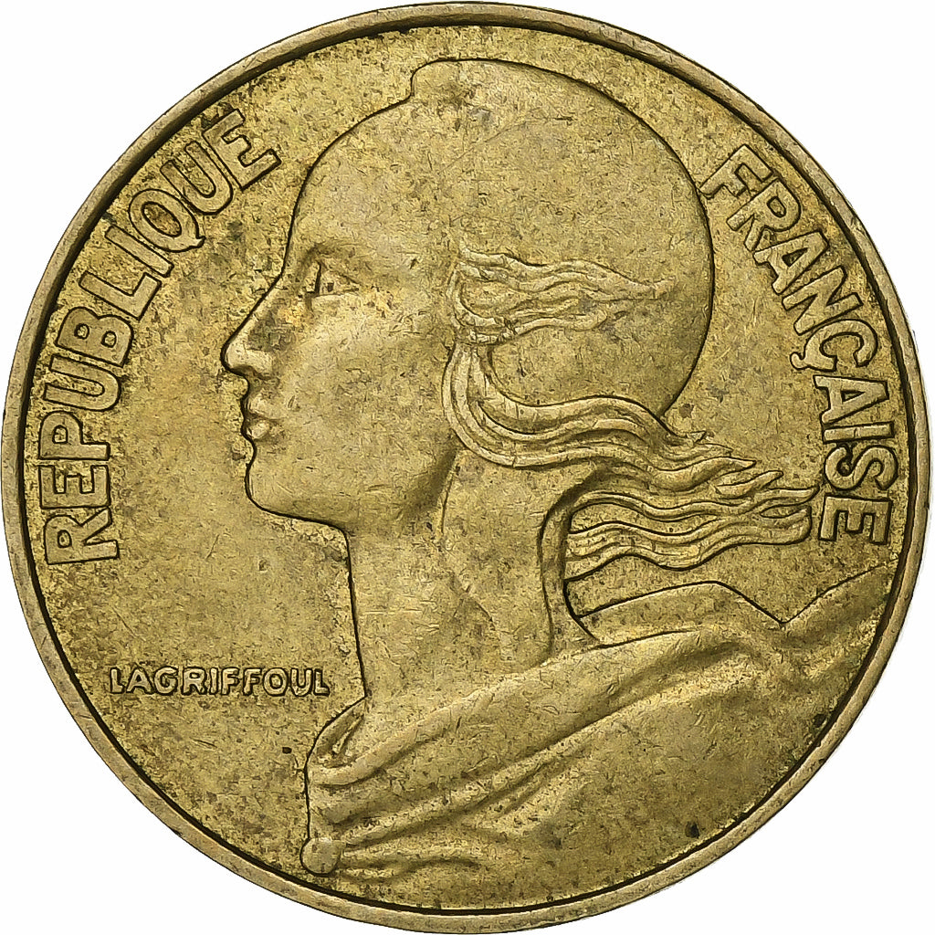 Francia, 20 Centimes, Marianne, 1982, Paris, Alluminio-bronzo, BB+, Gadoury:332