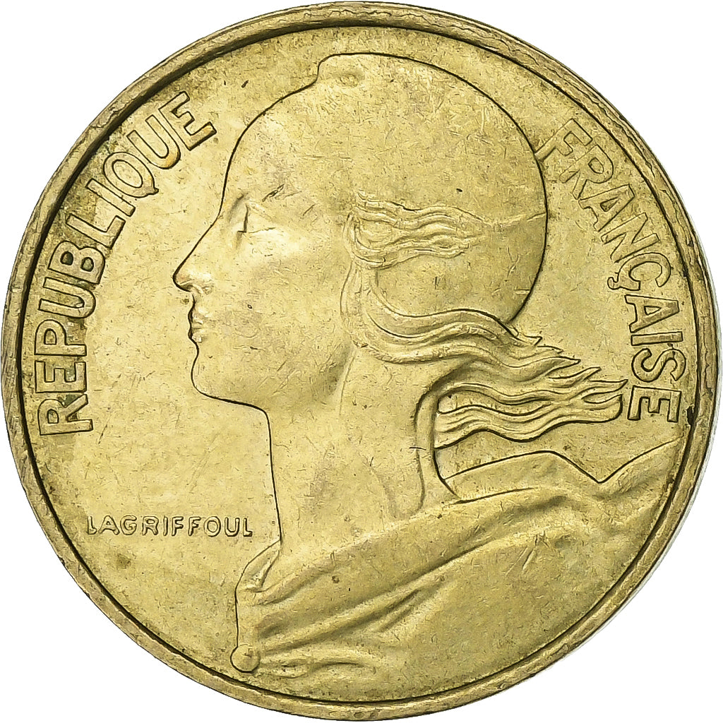 Francia, 10 Centimes, Marianne, 1998, Paris, Alluminio-bronzo, BB+, Gadoury:293