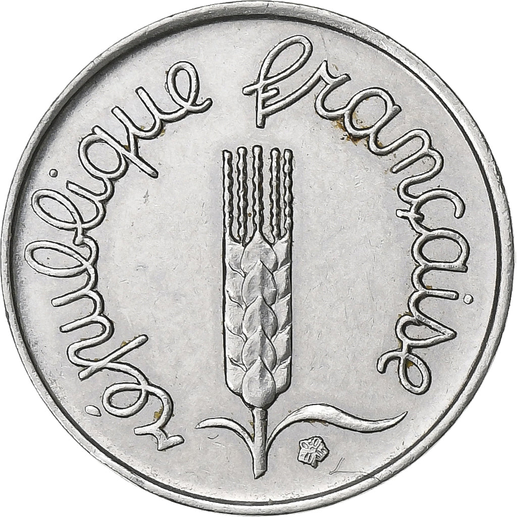 France, Centime, Épi, 1968, Paris, Acier inoxydable, SUP, Gadoury:91, KM:928