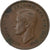 Gran Bretagna, George VI, Farthing, 1941, Bronzo, MB+, KM:843